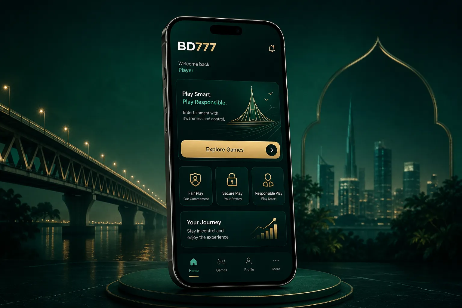 BD777 Bangladesh app profile visual